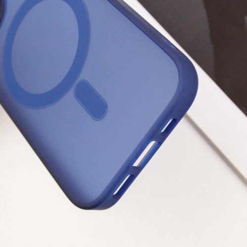 Чехол TPU+PC Lily с MagSafe для Apple iPhone 14 (6.1") Deep Navy