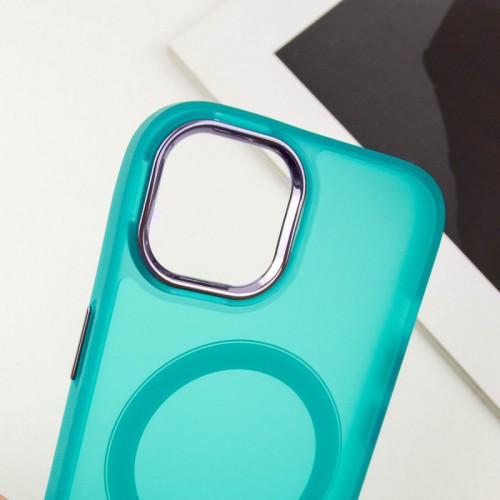 Чохол TPU+PC Lily with MagSafe для Apple iPhone 14 (6.1") Green