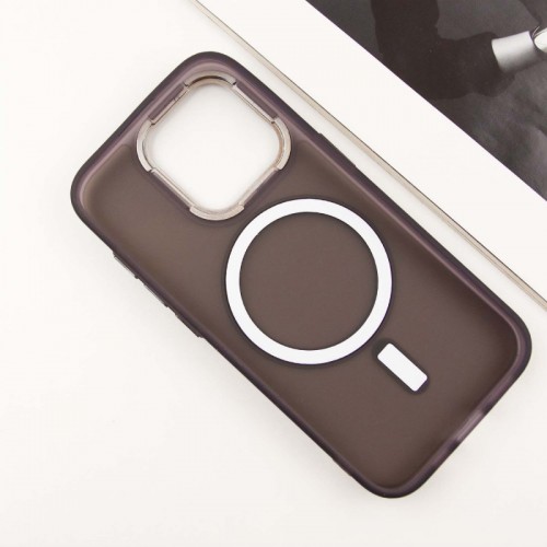 Чехол TPU+PC Lily с MagSafe для Apple iPhone 14 Pro (6.1") Тёмно-фиолетовый