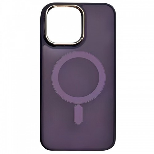 Чехол TPU+PC Lily с MagSafe для Apple iPhone 14 Pro (6.1") Deep Purple