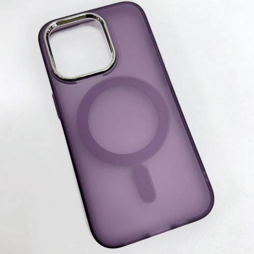 Чехол TPU+PC Lily с MagSafe для Apple iPhone 14 Pro (6.1") Deep Purple