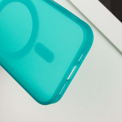 Чехол TPU+PC Lily с MagSafe для Apple iPhone 14 Pro Max (6,7") Зеленый