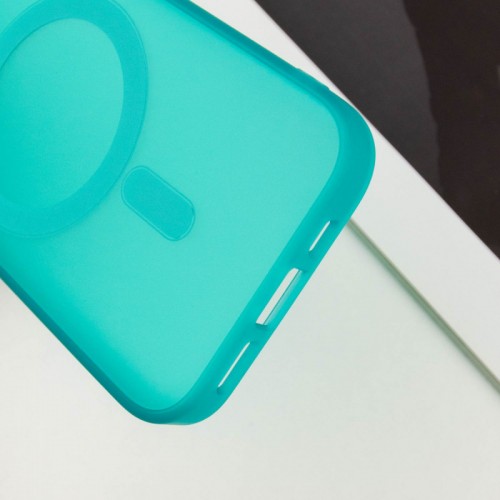 Чехол TPU+PC Lily с MagSafe для Apple iPhone 15 (6.1") Зеленый