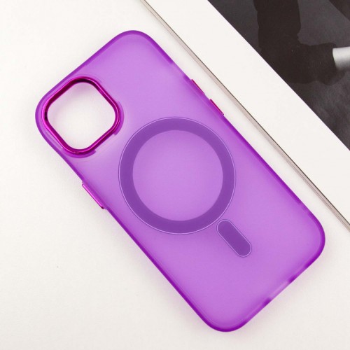 Чохол TPU+PC Lily with MagSafe для Apple iPhone 15 (6.1") Purple