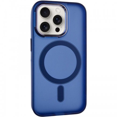 Чехол TPU+PC Lily с MagSafe для Apple iPhone 15 Pro (6.1") Deep Navy
