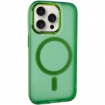 Чехол TPU+PC Lily с MagSafe для Apple iPhone 15 Pro Max (6,7") Army Green