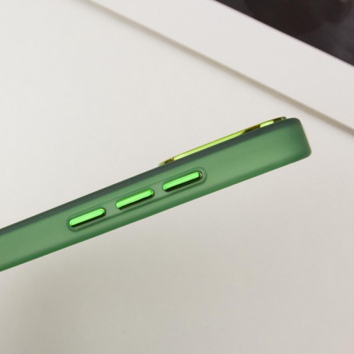 Чехол TPU+PC Lily с MagSafe для Apple iPhone 15 Pro Max (6,7") Army Green