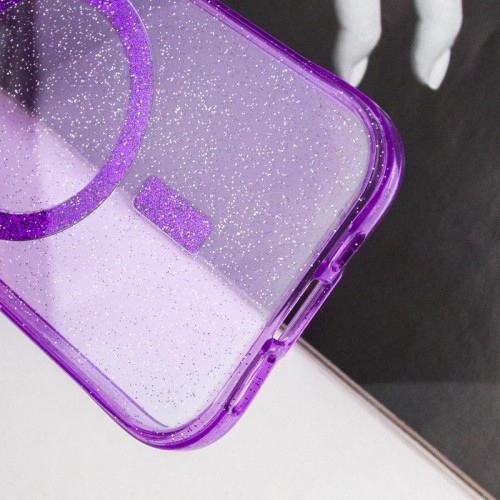 Чехол TPU Radiance с MagSafe для Apple iPhone 15 Pro (6.1") Фиолетовый