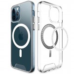 Чохол TPU Space Case with MagSafe для Apple iPhone 16 Pro Max (6.9") Прозорий