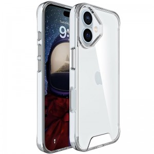 Чохол TPU Space Case transparent для Apple iPhone 16 Plus (6.7") Прозорий