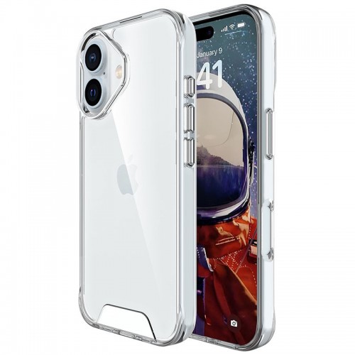 Чохол TPU Space Case transparent для Apple iPhone 16 Plus (6.7") Прозорий