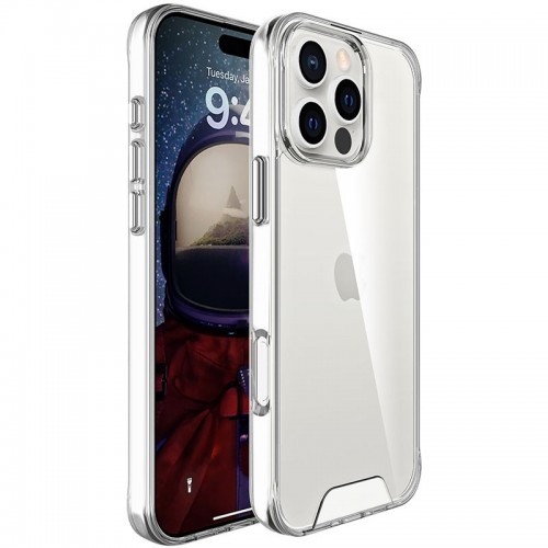Чохол TPU Space Case transparent для Apple iPhone 16 Pro (6.3") Прозорий