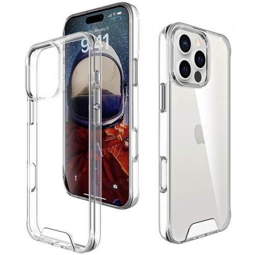 Чохол TPU Space Case transparent для Apple iPhone 16 Pro (6.3") Прозорий