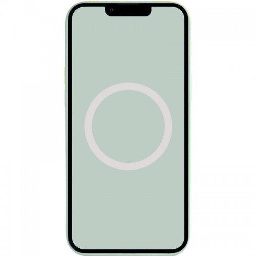 Чохол Silicone case (AAA) with Magsafe and Animation для Apple iPhone 14 (6.1") Бірюзовий / Succulent