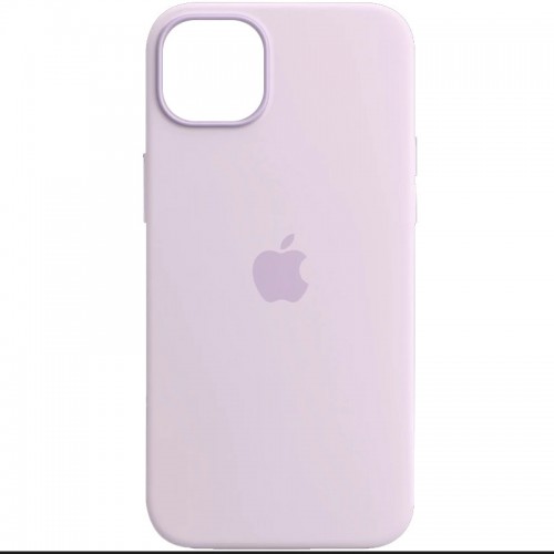 Чехол Silicone case (AAA) with Magsafe and Animation для Apple iPhone 14 (6.1") Сиреневый / Lilac