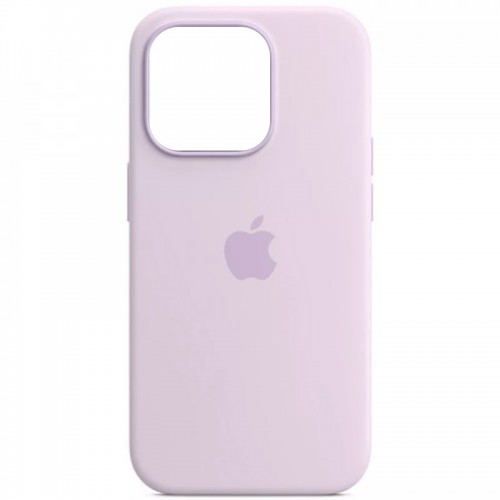 Чохол Silicone case (AAA) with Magsafe and Animation для Apple iPhone 14 Pro (6.1") Бузковий / Lilac