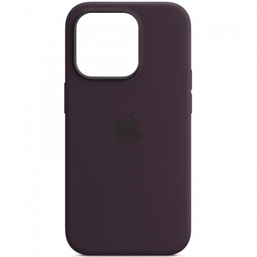 Чохол Silicone case (AAA) with Magsafe and Animation для Apple iPhone 14 Pro (6.1") Фіолетовий / Elderberry