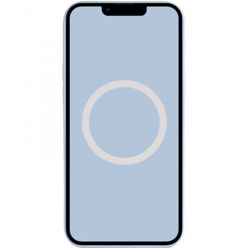 Чохол Silicone case (AAA) with Magsafe and Animation для Apple iPhone 14 Pro Max (6.7") Блакитний / Sky