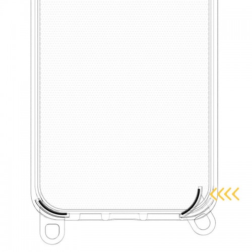 Чехол TPU Transparent with Straps для Apple iPhone 13 Pro Max (6,7") светло-розовый