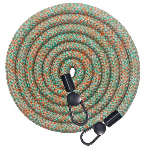 Чохол TPU Transparent with Straps для Apple iPhone 15 (6.1") Green / Red