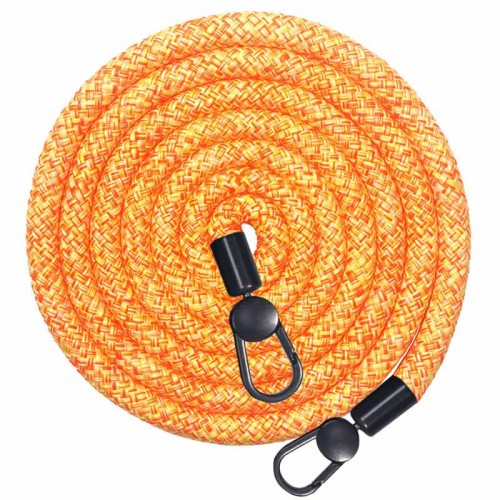 Чохол TPU Transparent with Straps для Apple iPhone 15 (6.1") Orange / White