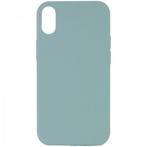 Чехол Silicone Case Full Protective (AA) NO LOGO для Apple iPhone XR (6.1") Бирюзовый / Turquoise