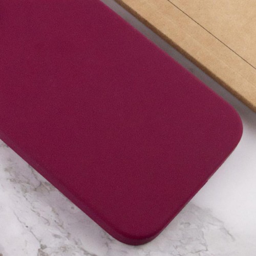 Чехол Silicone Case Full Protective (AA) NO LOGO для Apple iPhone XR (6.1") Бордовый / Maroon