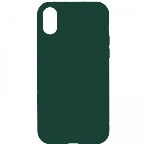Чехол Silicone Case Full Protective (AA) NO LOGO для Apple iPhone XR (6.1") Зелёный / Forest green