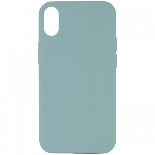 Чохол Silicone Case Full Protective (AA) NO LOGO для Apple iPhone XS Max (6.5") Бірюзовий / Turquoise