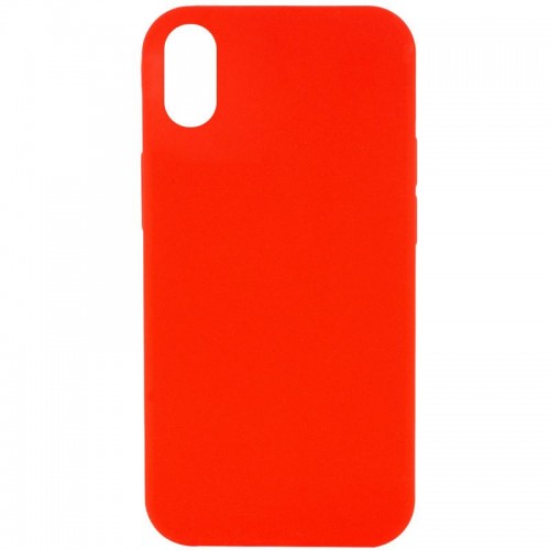 Чохол Silicone Case Full Protective (AA) NO LOGO для Apple iPhone XS Max (6.5") Червоний / Red