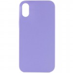 Чехол Silicone Case Full Protective (AA) NO LOGO для Apple iPhone XS Max (6.5") Сиреневый / Dasheen