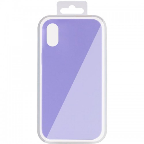 Чохол Silicone Case Full Protective (AA) NO LOGO для Apple iPhone XS Max (6.5") Бузковий / Dasheen