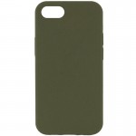 Чохол Silicone Case Full Protective (AA) NO LOGO для Apple iPhone SE (2020) / 7 / 8 (4.7") Зелений / Dark Olive