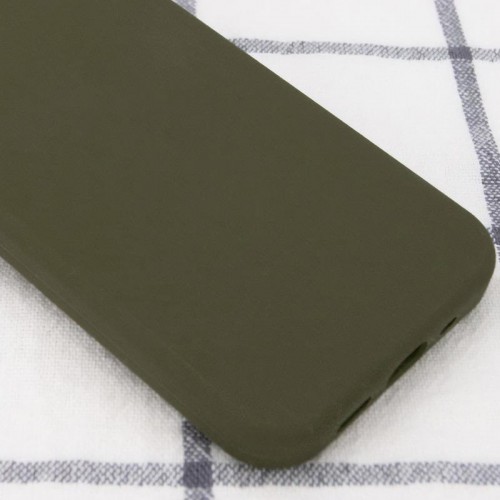 Чохол Silicone Case Full Protective (AA) NO LOGO для Apple iPhone SE (2020) / 7 / 8 (4.7") Зелений / Dark Olive
