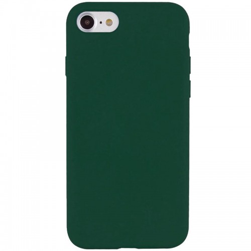 Чохол Silicone Case Full Protective (AA) NO LOGO для Apple iPhone SE (2020) / 7 / 8 (4.7") Зелений / Forest green