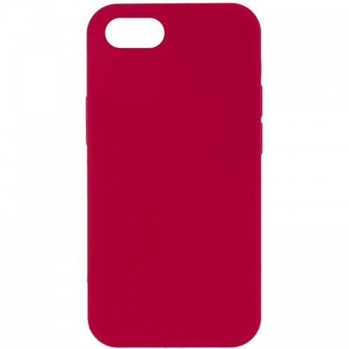 Чохол Silicone Case Full Protective (AA) NO LOGO для Apple iPhone SE (2020) / 7 / 8 (4.7") Червоний / Rose Red