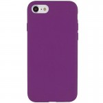 Чехол Silicone Case Full Protective (AA) NO LOGO для Apple iPhone SE (2020) / 7 / 8 (4.7") Фиолетовый / Grape