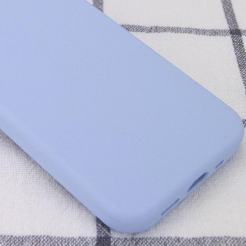 Чохол Silicone Case Full Protective (AA) NO LOGO для Apple iPhone 12 Pro Max (6.7") Блакитний / Lilac Blue