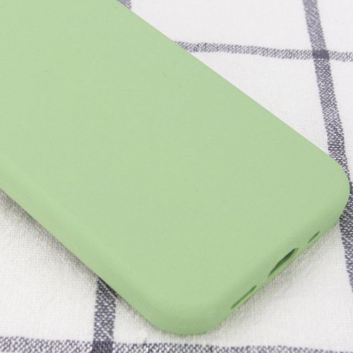 Чехол Silicone Case Full Protective (AA) NO LOGO для Apple iPhone 12 Pro Max (6.7") Мятный / Mint