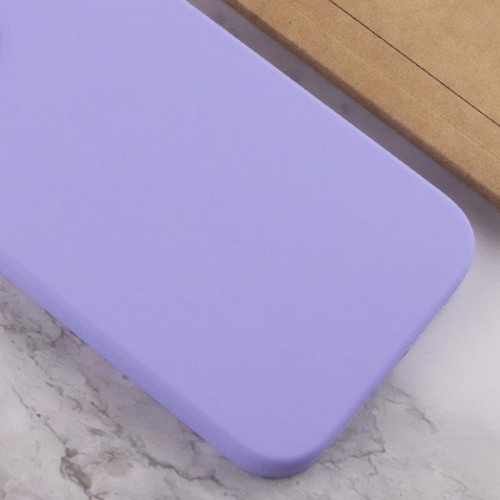 Чохол Silicone Case Full Protective (AA) NO LOGO для Apple iPhone 12 Pro Max (6.7") Бузковий / Dasheen