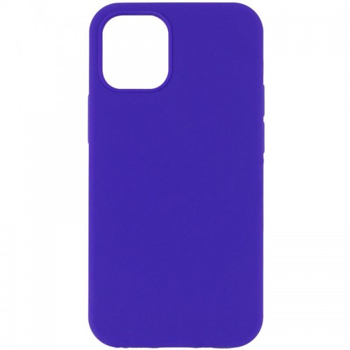 Чехол Silicone Case Full Protective (AA) NO LOGO для Apple iPhone 12 Pro Max (6,7") Фиолетовый / Ultra Violet
