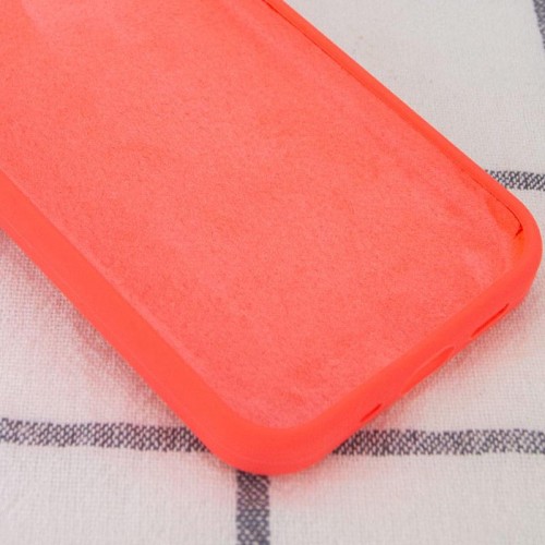 Чохол Silicone Case Full Protective (AA) NO LOGO для Apple iPhone 13 Pro (6.1") Кавуновий / Watermelon red