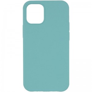 Чохол Silicone Case Full Protective (AA) NO LOGO для Apple iPhone 14 (6.1") Бірюзовий / Marine Green