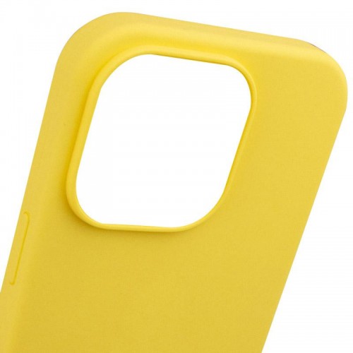 Чохол Silicone Case Full Protective (AA) NO LOGO для Apple iPhone 14 Pro (6.1") Жовтий / Yellow