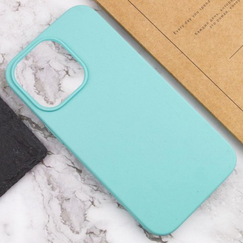 Чехол Silicone Case Full Protective (AA) NO LOGO для Apple iPhone 14 Pro Max (6.7") Бирюзовый / Marine Green