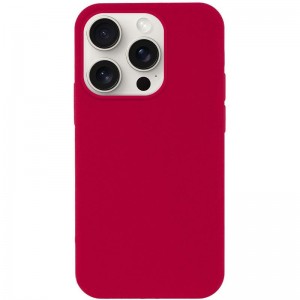 Чохол Silicone Case Full Protective (AA) NO LOGO для Apple iPhone 14 Pro Max (6.7") Червоний / Rose Red