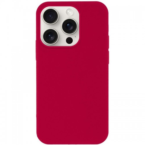 Чохол Silicone Case Full Protective (AA) NO LOGO для Apple iPhone 14 Pro Max (6.7") Червоний / Rose Red