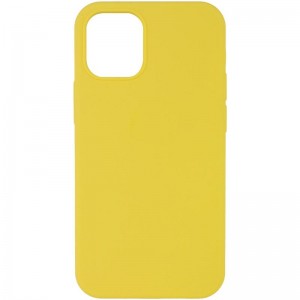 Чохол Silicone Case Full Protective (AA) NO LOGO для Apple iPhone 15 Plus (6.7") Жовтий / Yellow