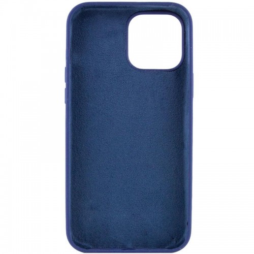 Чохол Silicone Case Full Protective (AA) NO LOGO для Apple iPhone 15 Pro (6.1") Синій / Deep navy