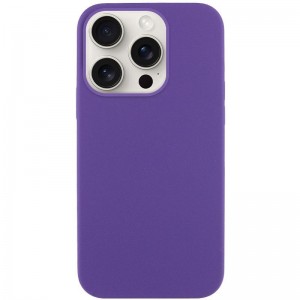Чохол Silicone Case Full Protective (AA) NO LOGO для Apple iPhone 15 Pro (6.1") Фіолетовий / Amethyst